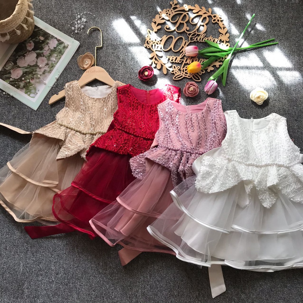 LITTLE BEAR KIDS GOWN 670-JN*4 (W HEADBAND) 68080