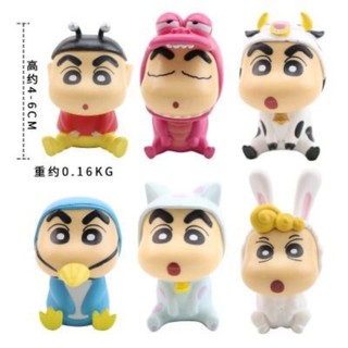 พร้อมส่ง🇹🇭(ยกเซ็ต)โมเดลฟิกเกอร์การ์ตูนชินจัง(เครยอน ชินจัง) Crayon Shin-chan