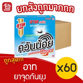 [ยกลัง 60 กล่อง] ARS อาทพลัส ยาจุดกันยุง ควันน้อย ไร้กลิ่น (10ขด/กล่อง) ฟ้า