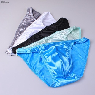 STYLEF-~Underwear Briefs Nylon Panties Sexy T-Back Thong Trendy Man Underpants-【STYLEF-Fashion】