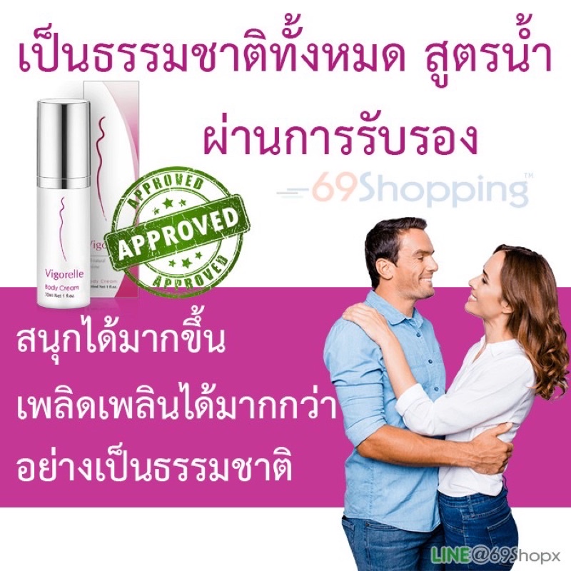 VIGORELLE GELเจลเพิ่มความต้องการผู้หญิง เพิ่มน้ำหล่อลื่น รูปที่ 3