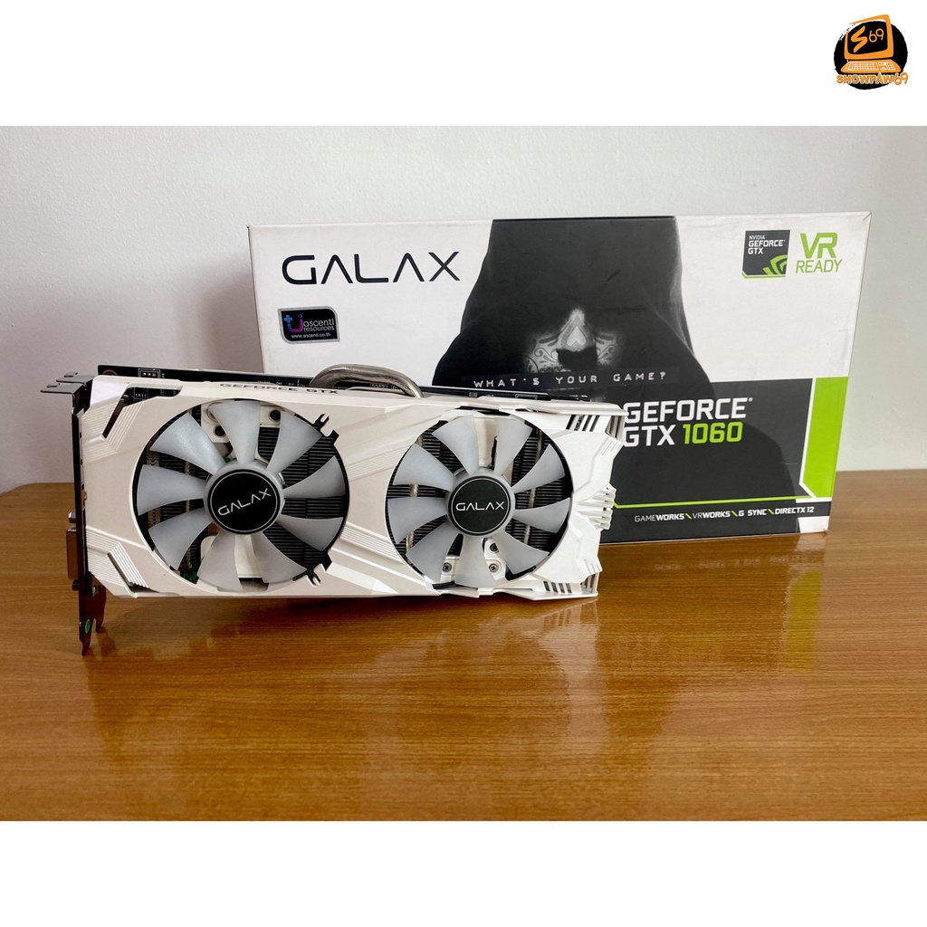 Galax 1060 Exoc White 6gb มือ2 ไม่มีกล่อง Shopee Thailand