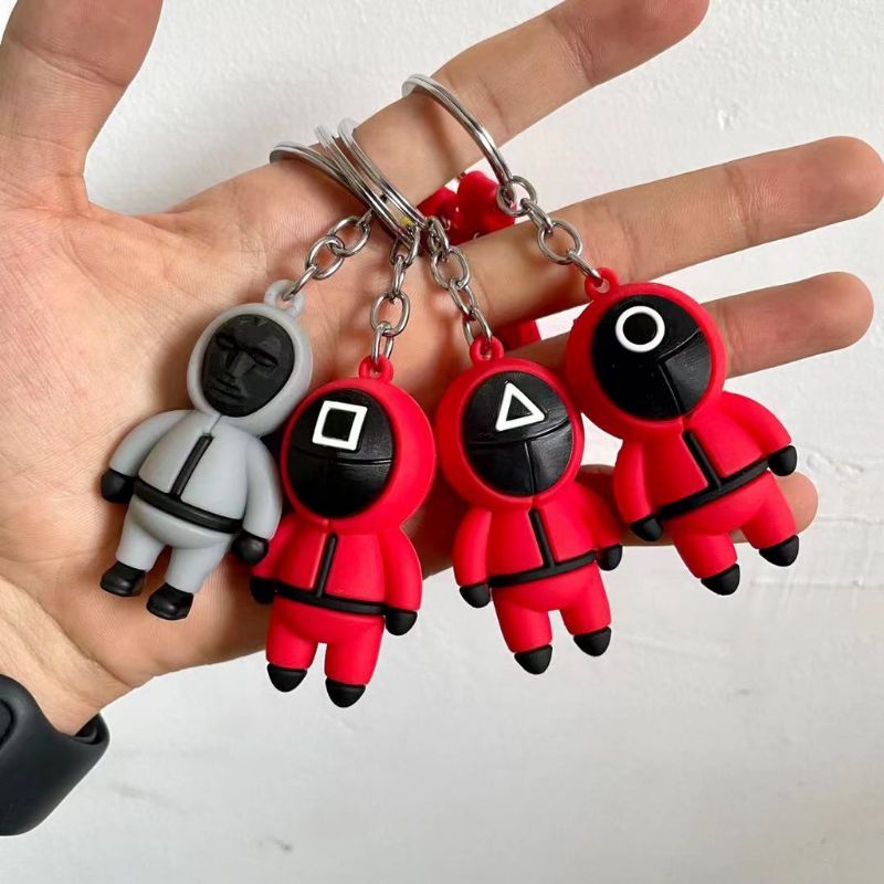 3D Squid Game พวงกุญแจ Merchanical Korea Merchanical Dolls