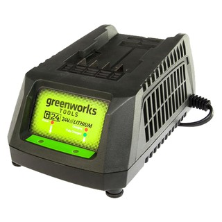 BATTERY CHARGER GREENWORKS 24V แท่นชาร์จแบตเตอรี่ GREENWORKS 24 โวลต์ อุปกรณ์เสริมเครื่องมือทำสวน เครื่องมือทำสวน สวนและ