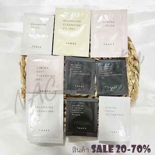 ป้ายไทย_ของแท้100%_Three tester/ Three balancing Oil gel/ Three balancing Oil_แบบซอง