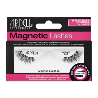 ของแท้! Ardell ขนตาแม่เหล็ก สายฝอ รุ่น Accent 002  (Magnetic Lash - Accent 002 Black) - 1 คู่