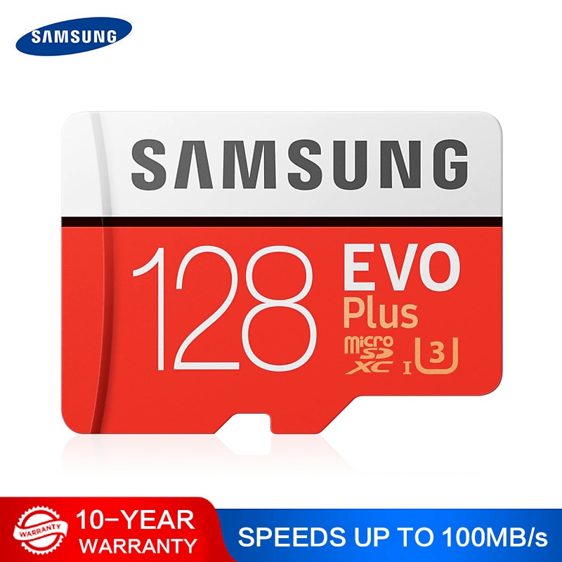 SAMSUNG Memory Card Micro SD 256GB 32GB 64GB 128GB 512G Grade EVOplus Class 10 C10 UHS TF SD Card