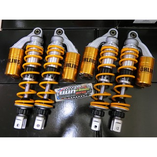 โช้คหลัง OHLINS PCX XMAX NMAX ขนาด320มิล แก๊สแท้ สตัทปรับได้จริง