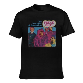 เสื้อยืดสีขาวผู้ชาย - แฟรงค์ Zappa Freak Out เสื้อยืดแขนสั้นผู้ชาย