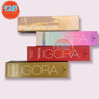 Schwarzkopf Professional IGORA ROYAL  ชวาร์สคอฟ  อีโกร่า รอเเยล 60มล.