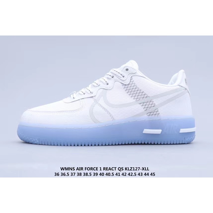 air force 1 react white ice womens
