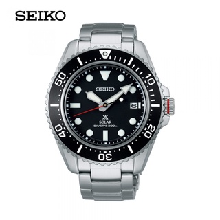 Seiko (ไซโก) นาฬิกาข้อมือผู้ชาย รุ่น Prospex Solar Divers SNE589P ระบบโซลาร์ ขนาดตัวเรือน 42.8 มม.