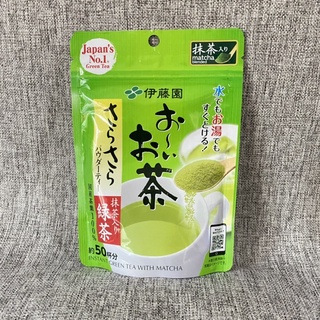 Itoen Instant Green Tea with Matcha ชาเขียว ญี่ปุ่น อิโตเอน ชาเขียวญี่ปุ่นชนิดผง