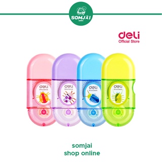 Deli - เดลี่ Comiko เทปลบคำผิด น้ำยาลบคำผิด เทปลบคำผิด ขนาด 8 m. รุ่น No.H351 คละสี