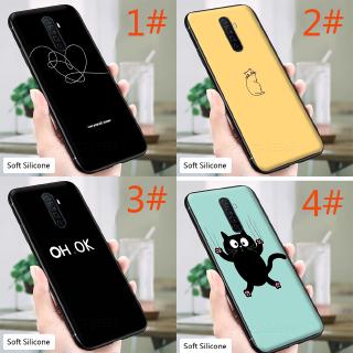 แฟชั่นตัวอักษร Cute Cat เคสนิ่ม เนื้อซิลิโคน Oneplus 5 5T 6 6T 7 7T Pro Case