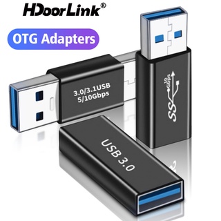 Hdoorlink Usb 3.0 / 3.1 อะแดปเตอร์เชื่อมต่อ Male To Female F-F M-F สําหรับ Pc แล็ปท็อป