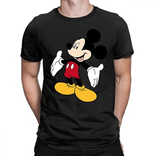 คอลูกเรือเสื้อยืด พิมพ์ลาย Disney Mickey Mouse สําหรับผู้ชาย 2022S-5XL