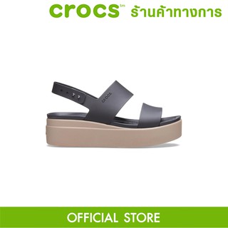 CROCS Brooklyn Low Wedge รองเท้าส้นสูงผู้หญิง