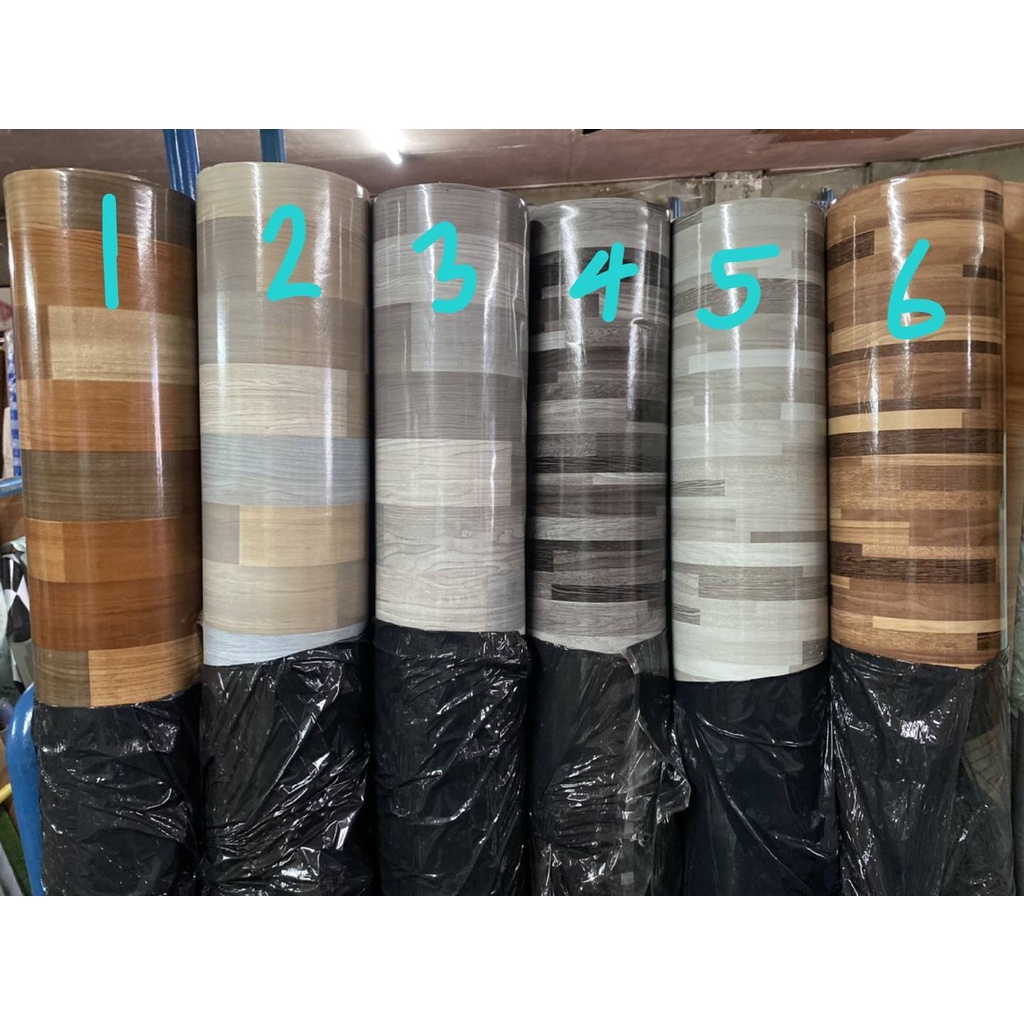 ส่งฟรีไม่มีบวกเพิ่มยกม้วน 27เมตร เสื่อน้ำมันกว้าง2เมตร หนากลางเคลือบเงา 0.5 กว้าง 2 เมตรรวมลายไม้