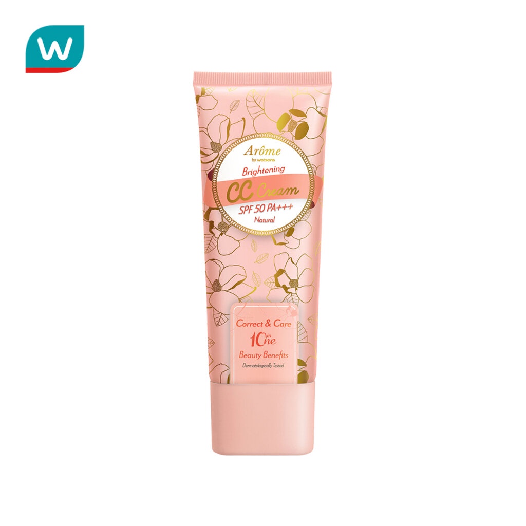 Arome by Watsons อะโรมิบายวัตสัน ไบรท์เทนนิ่งซีซีครีมเอสพีเอฟ50 พีเอ+++ 30มล.