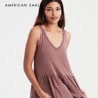 American Eagle Soft &amp; Sexy Sueded Oversized Tank Top เสื้อกล้าม ผู้หญิง ผ้านิ่ม โอเวอร์ไซส์  (WCL 036-3542-697)