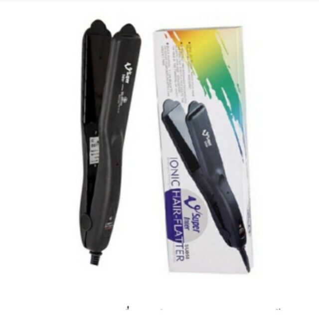 หนีบผมV SUPER INTER เครื่องหนีบผม รุ่น SU 868 (สีดำ)