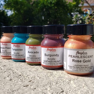 (C 162-183) Angelus direct สีpaint ผ้า และหนัง  made in usa 🇺🇸