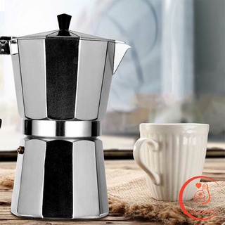 [A694]  หม้ออลูมิเนียมเอสเพรสโซ่ หม้อต้มกาแฟแบบแรงดัน กาต้มกาแฟสด Aluminum espresso pot