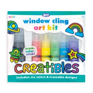 OOLY - Creatibles DIY Window Cling Art Kit ชุดประดิษฐ์ฟิล์มติดกระจก สุดสร้างสรรค์