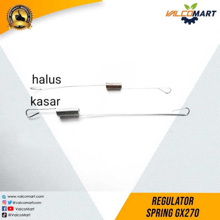 อะไหล่เรกูเลเตอร์สปริง GX 270 (ชุด)