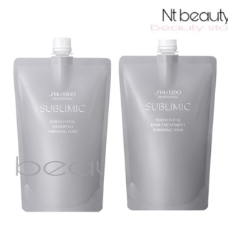 แบบถุง Shiseido Sublimic Adenovital Thinning Hair Shampoo Refill แชมพู ผมร่วง บาง 450 ml