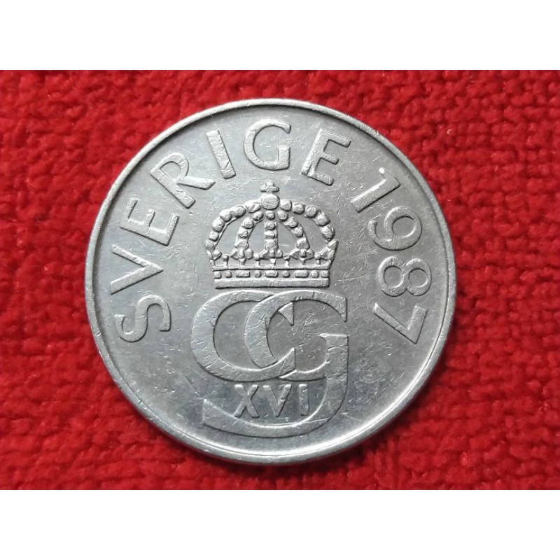 เหรียญ​ต่างประเทศ​(3533)สวีเดน​ 1987