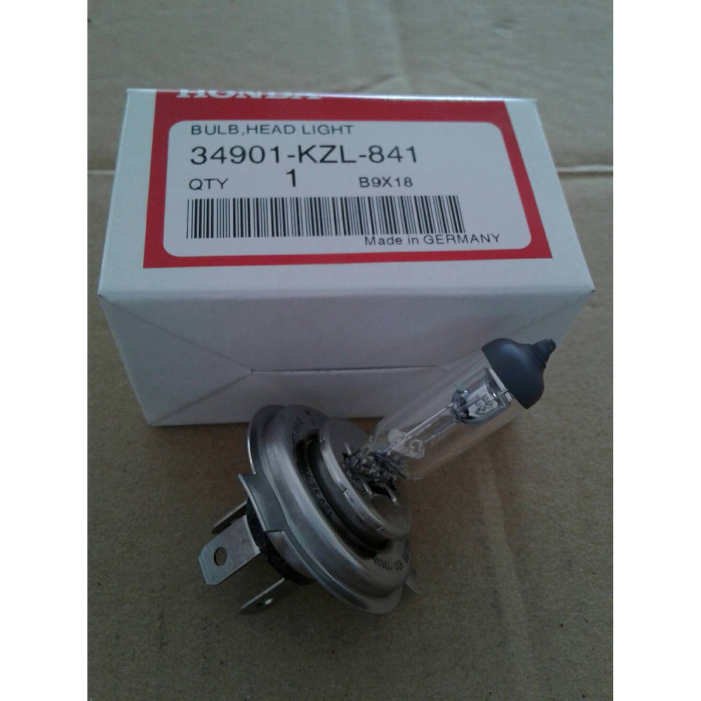 หลอดไฟหน้าศูนย์แท้ 100% สำหรับรถมอเตอร์ไซด์ Honda รุ่น Scoop-i  (ปี 2013 ), MSX 125 (12V 35W) /34901