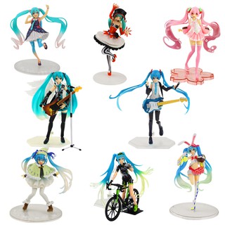 ตุ๊กตาฟิกเกอร์ PVC รูป Hatsune Miku 200 394 307 Goodsmile Sakura ขนาด 10-26 ซม. มี 8 แบบ