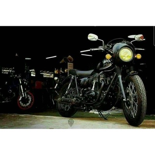 [H]Crashbar สำหรับ Kawasaki W800 พร้อมทำสี Powdercoat (ส่งฟรี)