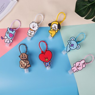 พร้อมส่ง BT21 ขวดยางซิลิโคน ลายการ์ตูน BTS K POP ขนาด 30 มล. สําหรับอาบน้ํา