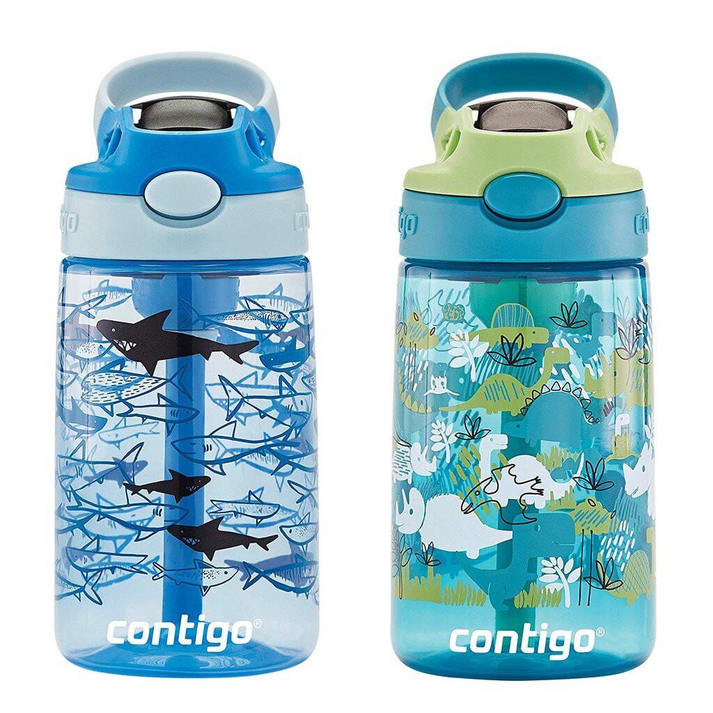 ʕ￫ᴥ￩ʔ  ขวดน้ำ Contigo Autospout Kids Water Bottle BPA Free 14 oz