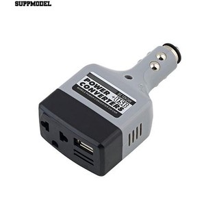 📱รถแปลงโทรศัพท์มือถืออินเวอร์เตอร์อะแดปเตอร์ USB DC 12V / 24V กับ AC 220V Charger Power