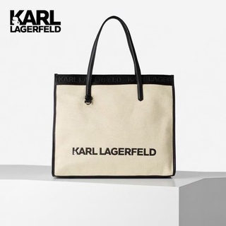 **do** กระเป๋าช้อปปิ้ง Karl Lagerfeld Tote Organic Cotton สินค้าใหม่ ของแท้