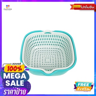 ตะกร้าล้างผัก 2ชิ้น คละสี(สินค้าไม่สามารถเลือกได้)VEGETABLE WASHING BASKET 2PCS MIXED COLOR(NOT SELECTION)