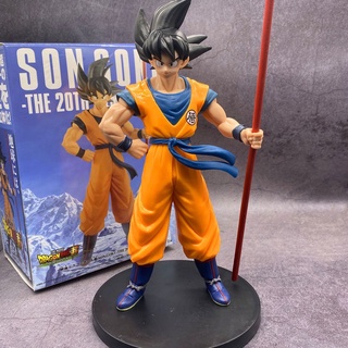 ฟิกเกอร์ภาพยนตร์เรื่อง 20th Dragon Ball Z GK Son Goku ผมดํา ของเล่น ของขวัญ