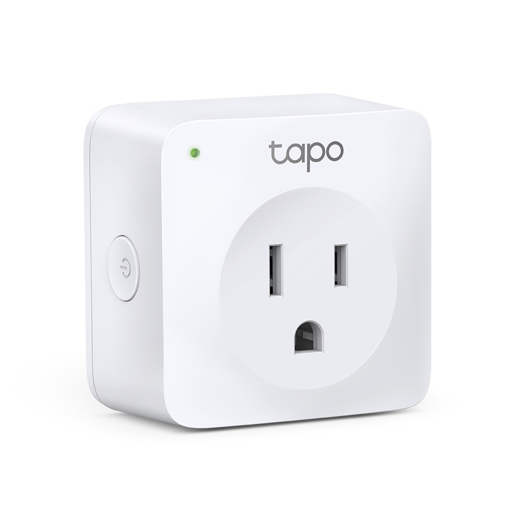 TP-Link Tapo P100 Smart Plug Wi-Fi ไม่ต้องใช้ฮับ ปลั๊กไฟ อัจฉริยะ สั่งการด้วยเสียง