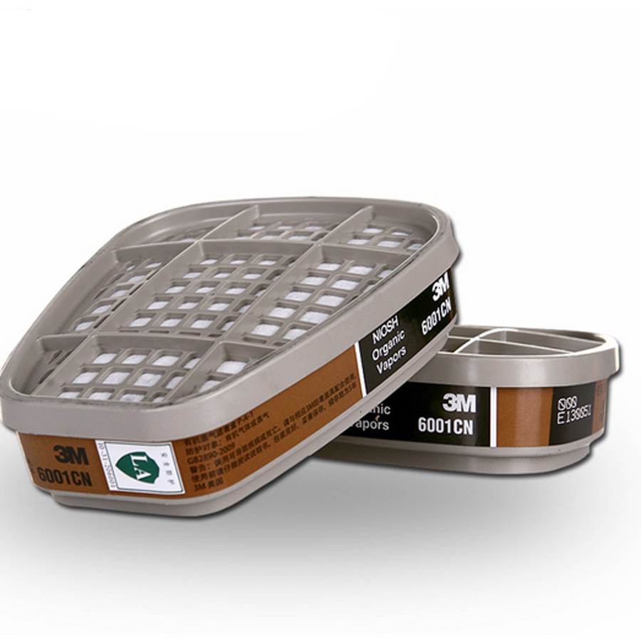 2pcs Cartridge Filter 6001cn Organic Vapor Fit 3M 6800 Respirator Gas Mask - รูปที่ 3