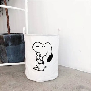 ตะกร้าผ้า snoopy ตะกร้าผ้าสนุปปี้ ถามก่อนจ่าย