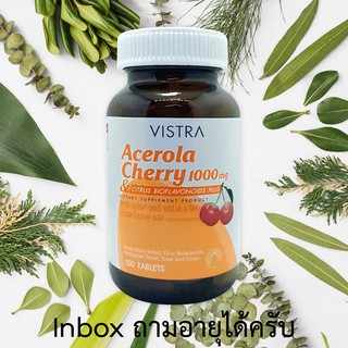 VISTRA Acerola Cherry 1000mg PLUS Citrus Bioflavonoids 100 TABLETS