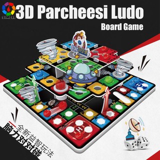 Game parchesi Ludo บอร์ดเกมของเล่นสำหรับครอบครัว