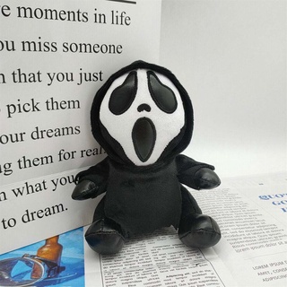 20CM Scream Ghost Face Plush Toy Killer Reaper Soft Stuffed Doll Kids Halloween Gift