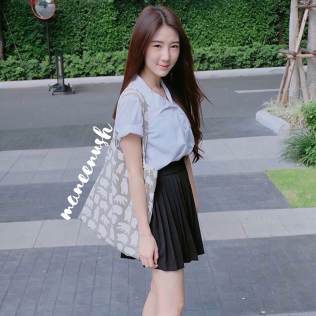 กระโปรงพลีท ยาว 14