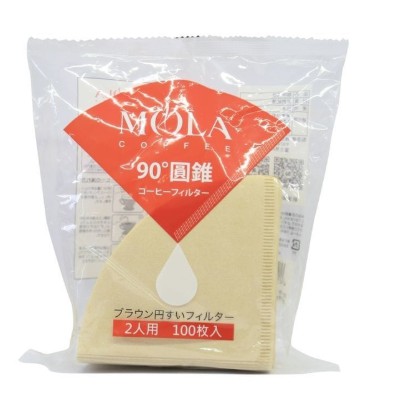 กระดาษกรองกาแฟ V60 CHOCOLATE MOLA PAPER FILTER V01 COFFEE FILTER V60 NON HARIO