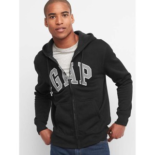 Gap Zip Hoodie black หิ้วนอกOutlet เนื้อผ้าใส่แล้วสบาย ไม่ร้อน